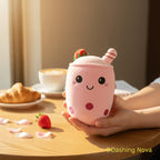 Boba Stuffed Animal, Bubble Tea Toy, Kawaii Novelty Figure