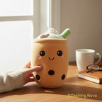 Boba Stuffed Animal, Bubble Tea Toy, Kawaii Novelty Figure