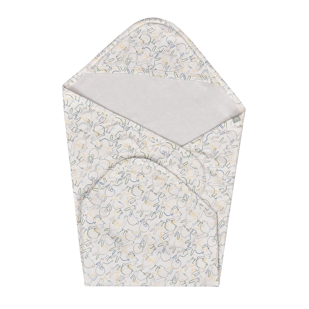 Organic Cotton Infant/Toddler Hooded Bath Towel | Bunnies