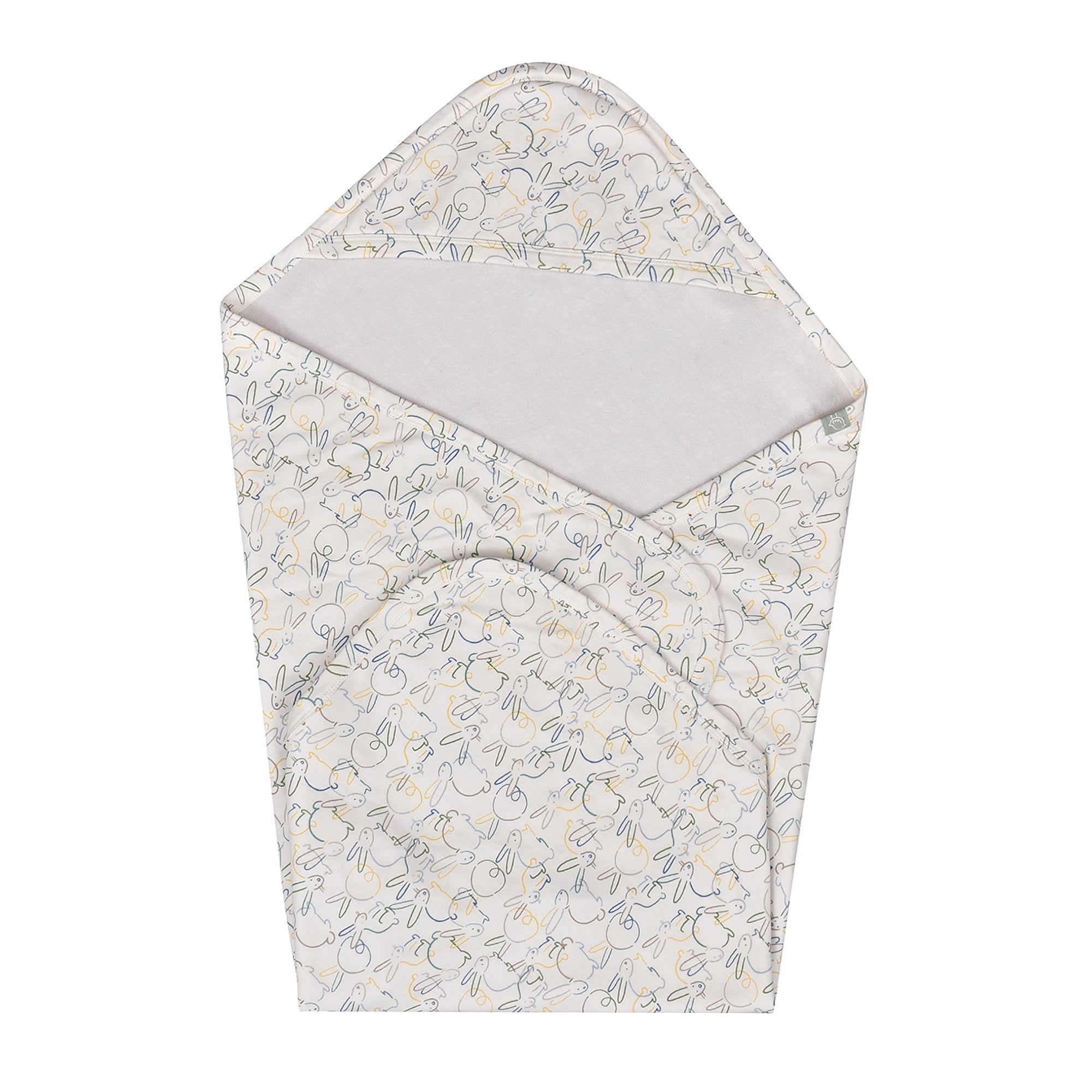 Organic Cotton Infant/Toddler Hooded Bath Towel | Bunnies