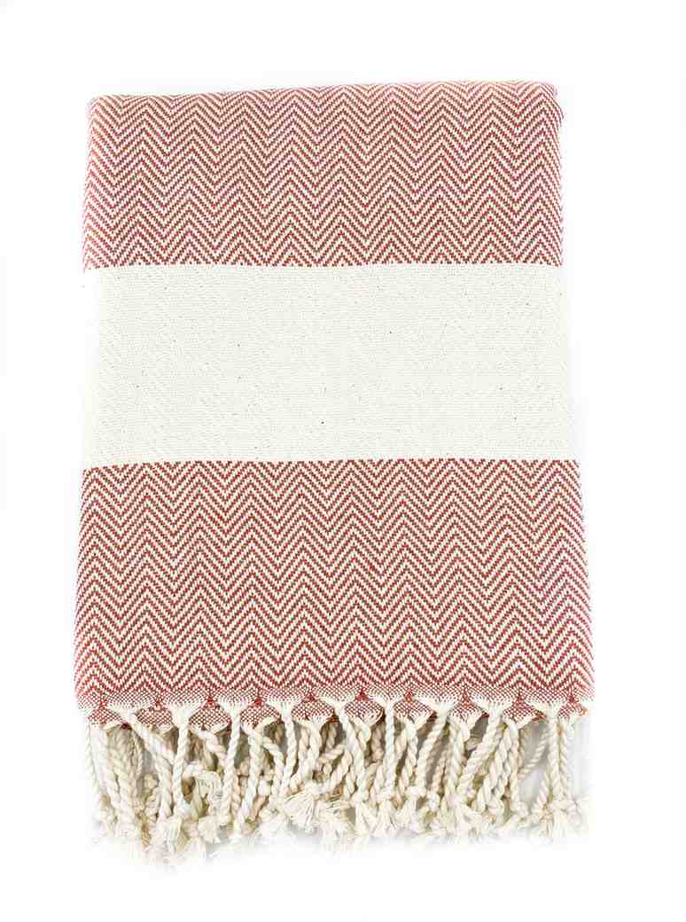 Herringbone 100% Turkish Cotton Beach & Bath Towel