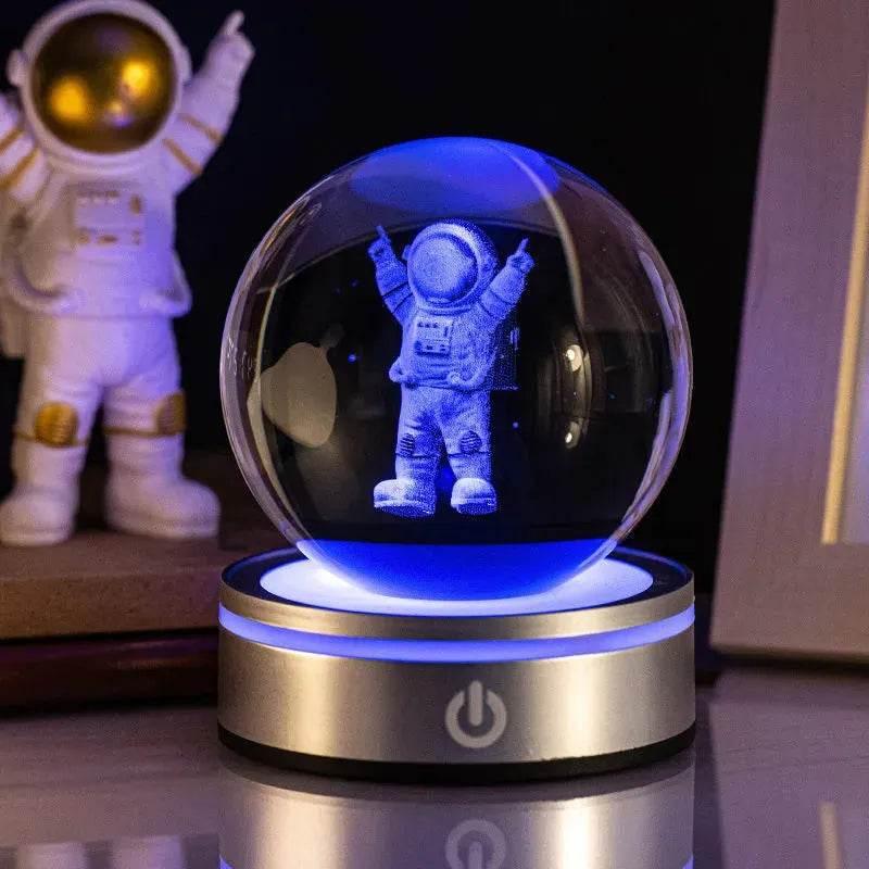 3D Space, Whale, Christmas & MORE, LED Crystal Ball Lamp NightLight