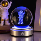 3D Space, Whale, Christmas & MORE, LED Crystal Ball Lamp NightLight