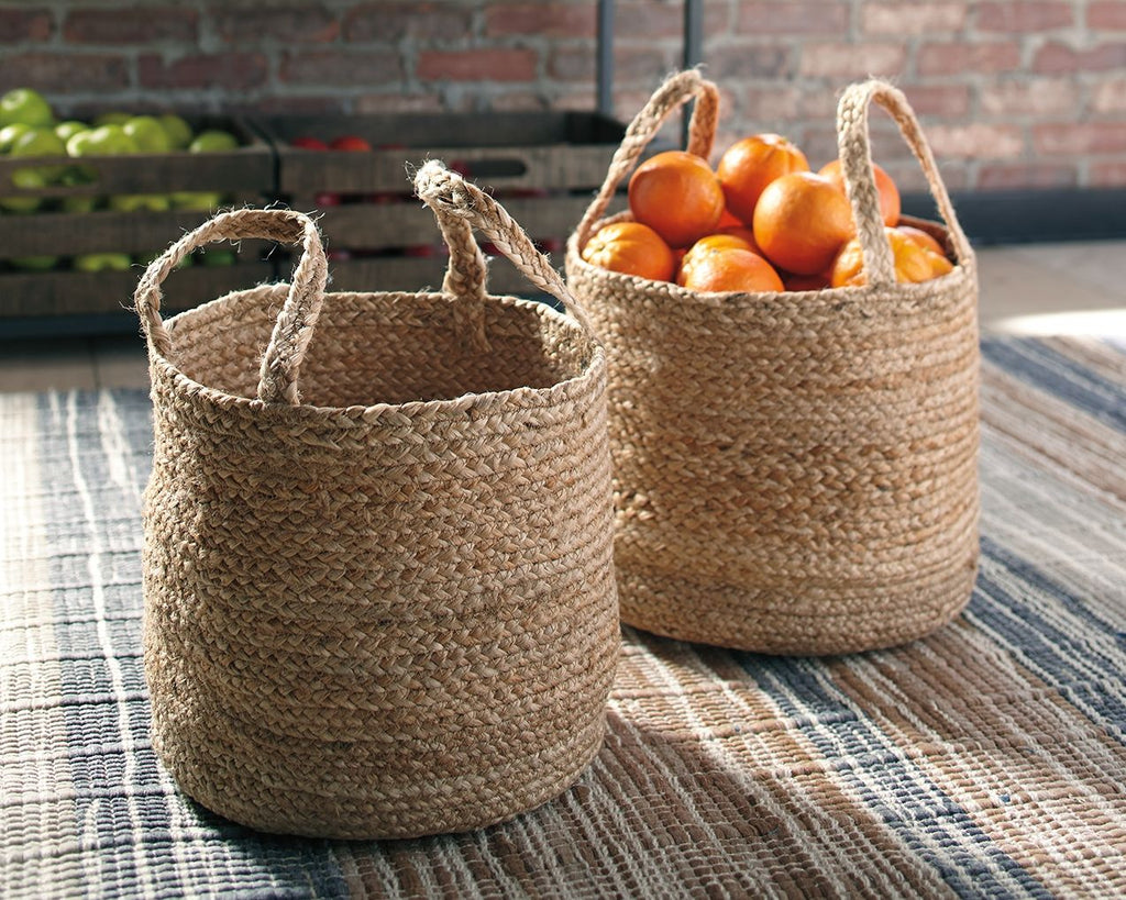 Brayton - Natural Jute Basket Set (Set of 2)