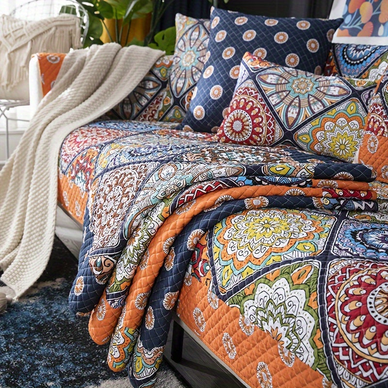 Colorful Boho Sofa Cover Pet Protector