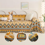 Boho Chic Double-sided Chenille Sofa Cover 6 Gorgeous styles For all Seasons