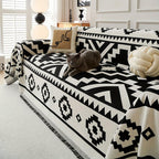 Boho-Chic All-Season Sofa Cover |Various Colors Pet Proof Couch Cover