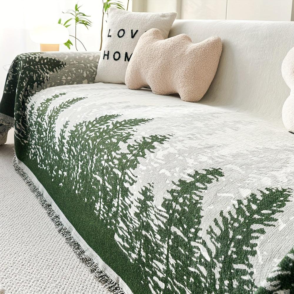 Sofa Cover Contemporary Forest Autumn & Holidays, Waterproof Pet Protection