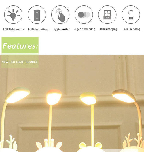 ADORABLE Deer/Bear/Giraffe/Bunny/Piggy LED Lamp