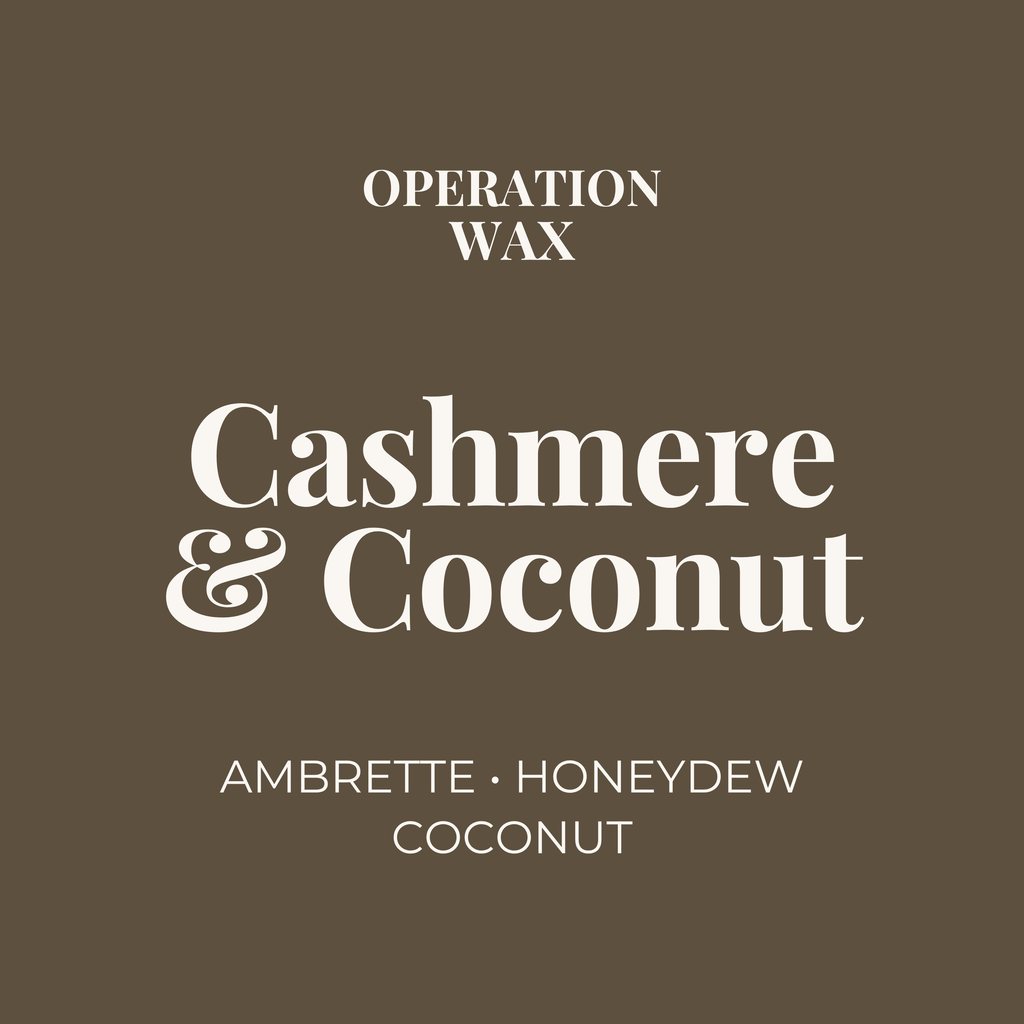 Cashmere & Coconut Scented Candle