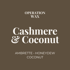 Cashmere & Coconut Scented Candle