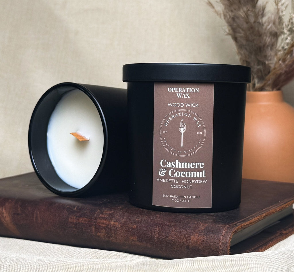 Cashmere & Coconut Scented Candle