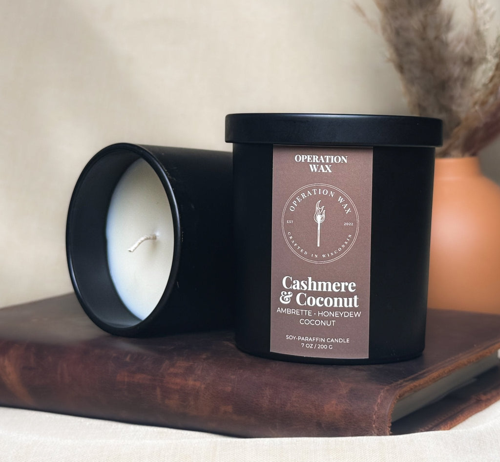 Cashmere & Coconut Scented Candle
