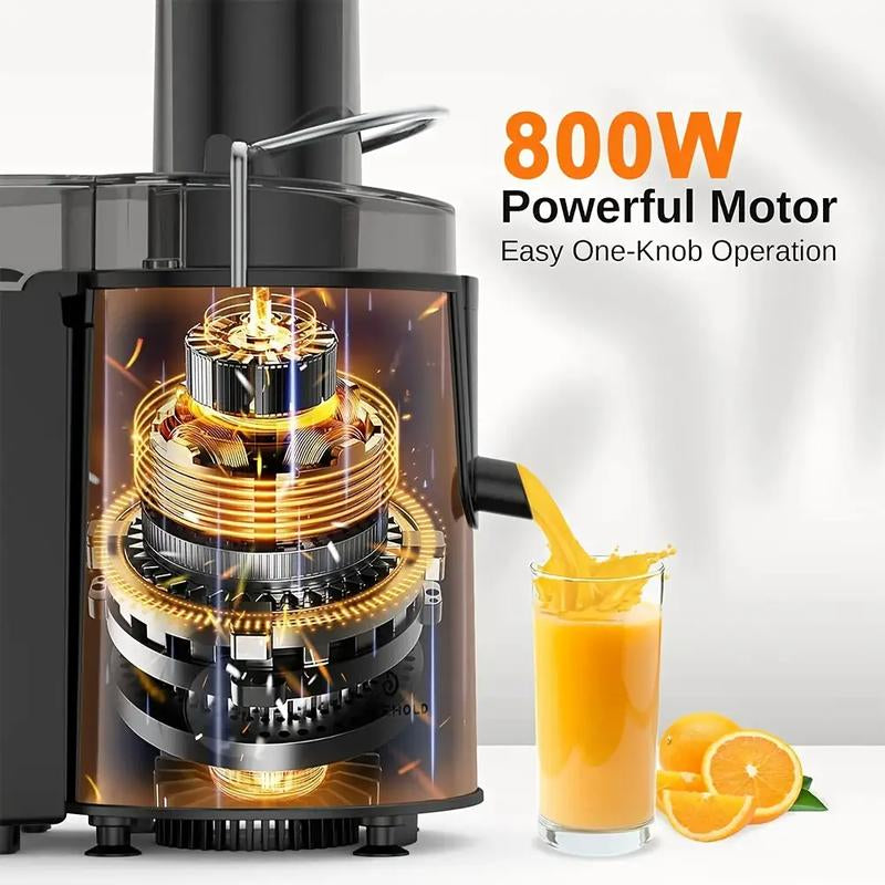 800W Multifunctional Centrifugal Juicer with Residue & Juice Separation  Ninja Chef