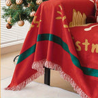 Protective Christmas Chenille Couch Cover, 2 Styles