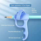 Children's Writing Posture Pen Holder Soft Silicone Pencil Holder for Kids Learning Aid Grip Posture Correction Stationery Gift Kids Handwriting Aid Correction Tool