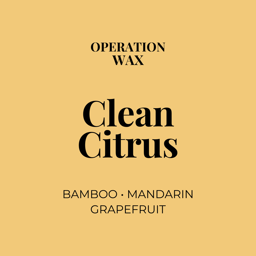 Clean Citrus Scented Candle