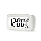 Wooden LED Alarm/Desk/Table Clock with Date, Temperature & Sound/Brightness Control