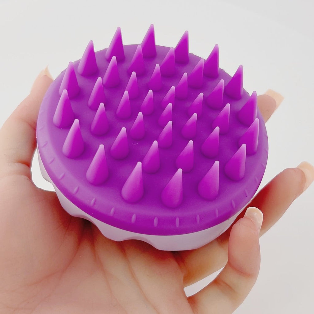 Shampoo Scrubber Brush for Shower and Hair Cleaning