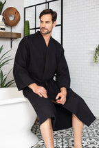 Waffle Bathrobe for Men