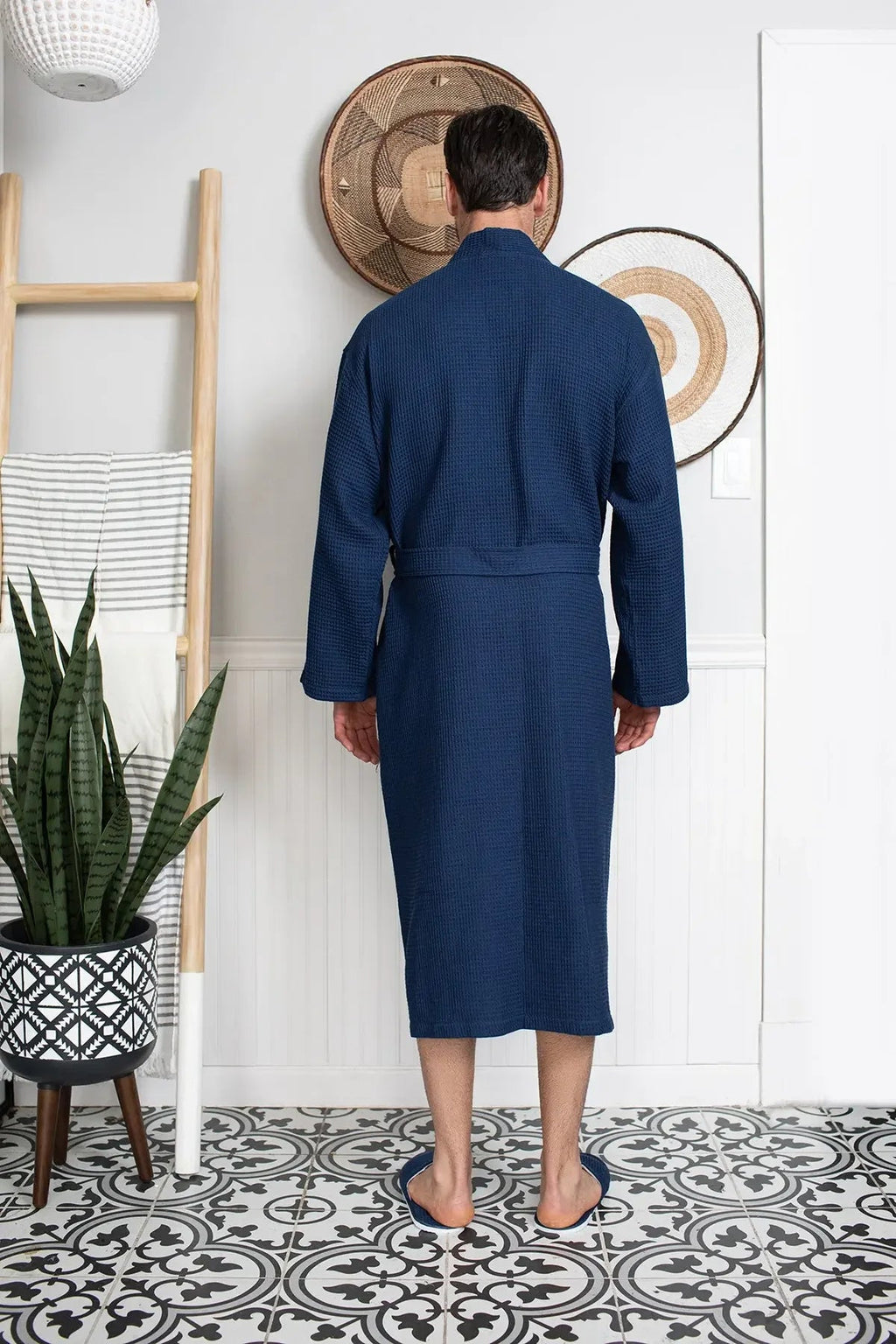 Waffle Bathrobe for Men