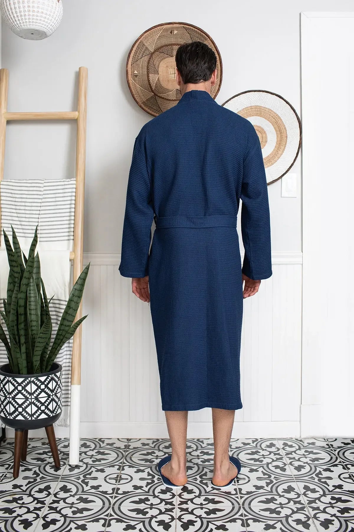 Waffle Bathrobe for Men