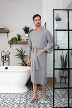 Waffle Bathrobe for Men