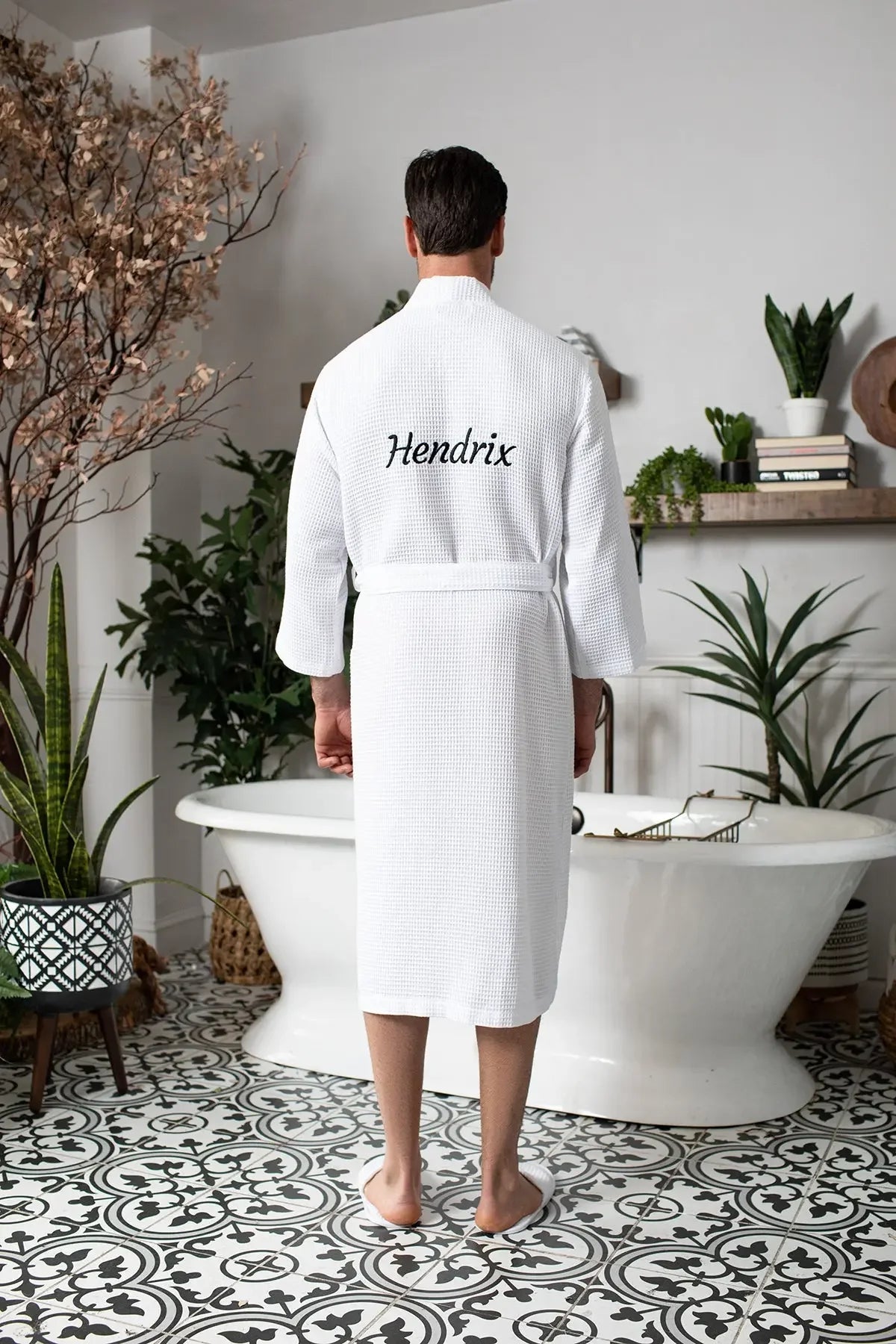 Waffle Bathrobe for Men