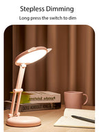 Cute Cat LED Table Lamp Children Study Eye Protection Desk Lamp 3600/6400mAh Long Battery Life Smart Bedroom Night Lamp Decorative Table Lamp Cute Study Lamps for Bedroom Décor