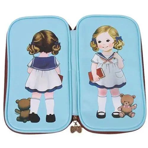 Cute Doll Pattern Pencil Case, Travel Pouch