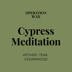 Cypress Meditation Scented Candle