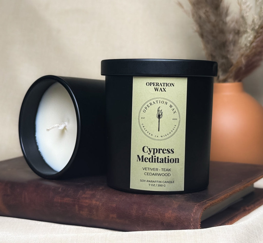 Cypress Meditation Scented Candle