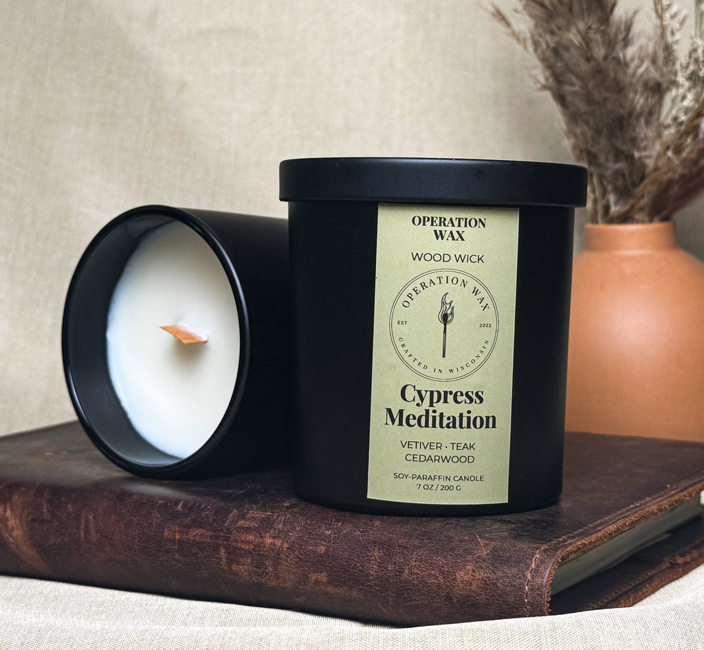 Cypress Meditation Scented Candle