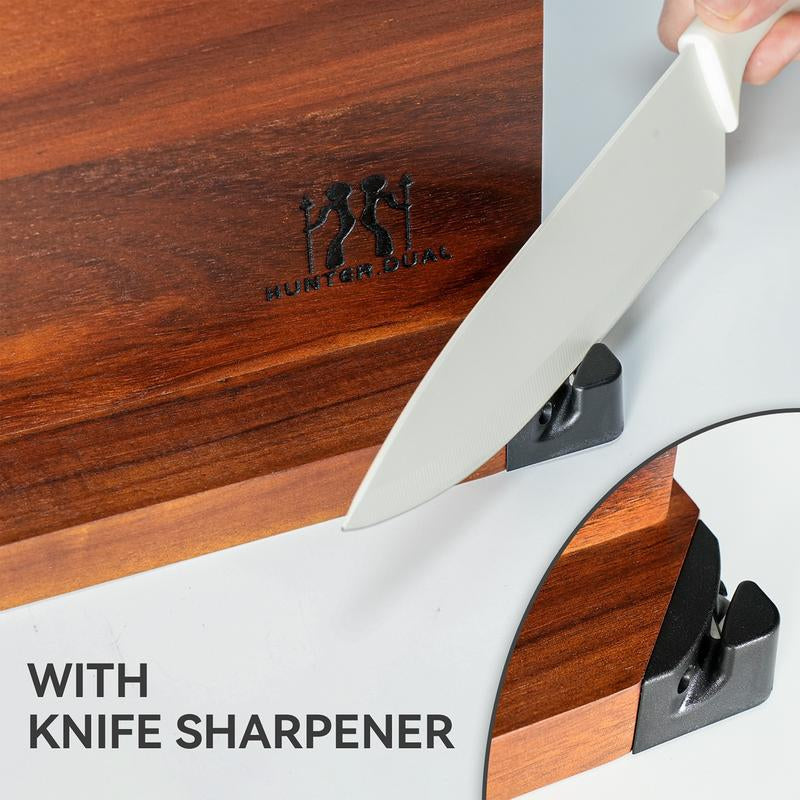 Multifunctional Countertop Magnetic Knife Block Stand Holder with Enhanced Magnets