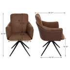 Swivel Home Office Desk Chairs With Arm (Set of 2)