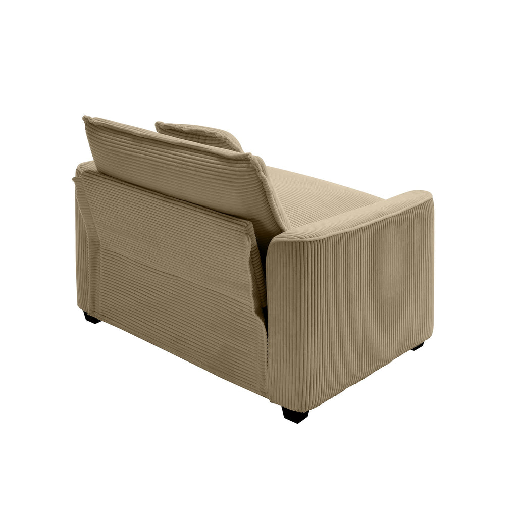 Luxe & Sophisticated Deep Seated Pair of Single Chairs