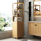 Storage Cabinet, Tall Tower, Multifunctional For Bathroom Entry Bedroom Laundry