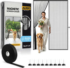AUGO Heavy Duty Magnetic Screen Door - Self-Sealing for Ultimate Bug Protection