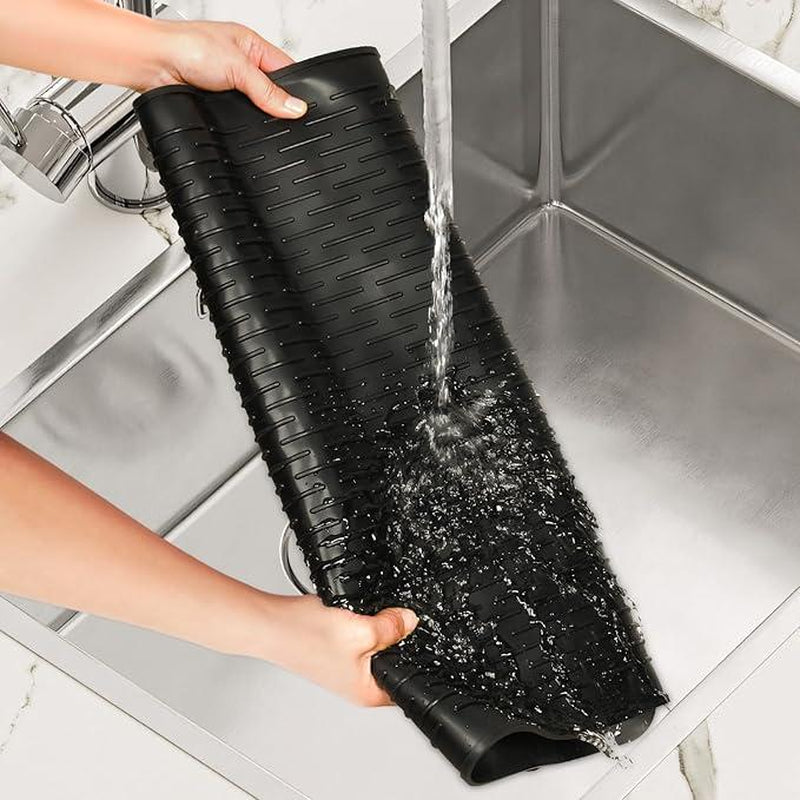 Heat Resistant Silicone Stove Cover Mat – Non-Slip Counter Protector, Cruel Summer Collection, Easy-To-Clean Kitchen Accessory for Summer Cooking & Back to School Dorm Use Waterproof Dish Drying Funky Kitchen Supplies