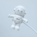 Desk Lamps Lights New Fashion Novelty Romantic Baby Led Bulbs Usb Port Dc Resin Knob Switch Wedge Night Plug Astronauts Decorative Table Lamp Cute Study Lamps for Bedroom Décor