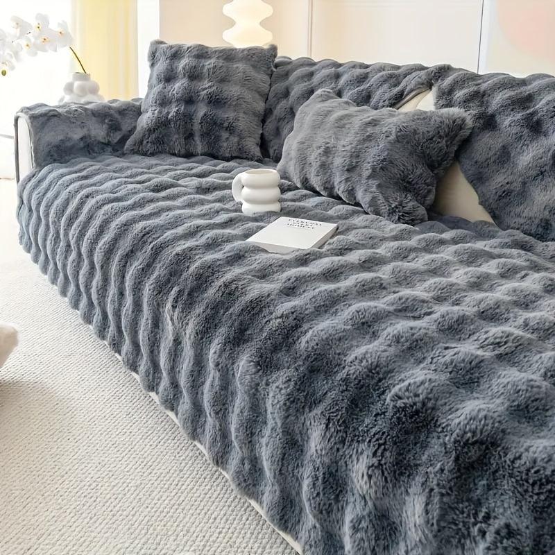 Pet Proof Winter Warm Plush Soft Sofa Cover