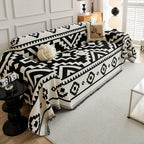 Boho-Chic All-Season Sofa Cover |Various Colors Pet Proof Couch Cover