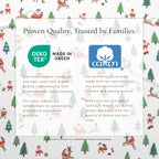 Turkish Cotton Christmas Flannel Sheet - Whittaker Collection