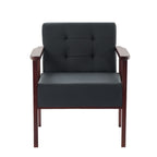 Wood Frame Accent Armchair