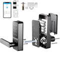Smart Lock, 5-in-1 Smart Door Knob, Fingerprint Deadbolt with App Control, Bluetooth Smart Lock, Keyless Entry Door Lock with Handle, Biometric Door Lock, Keypad Digital Door Lock for Front Door