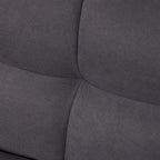 75" Flared Arm Convertible Sleeper Sofa-Dark Gray