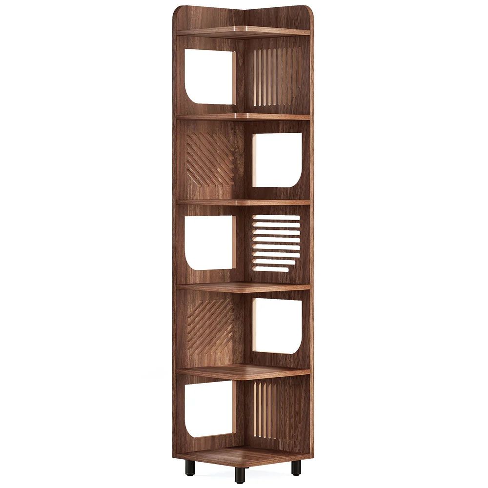 Corner rack, bookshelf, display rack, storage rack