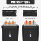 10-Sheet Strip Cut Paper Shredder, P-2 Security Level with 3.17-Gallon Basket, CD & Credit Card Shredder - Durable & Fast - Jam Proof System -ETL Certified Home Office Shredders(FBAShipping)