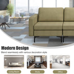 Convertible Sofa Couch with Magazine Pockets 3-Seat with 2 USB Port
