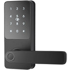 Smart Lock, 5-in-1 Smart Door Knob, Fingerprint Deadbolt with App Control, Bluetooth Smart Lock, Keyless Entry Door Lock with Handle, Biometric Door Lock, Keypad Digital Door Lock for Front Door